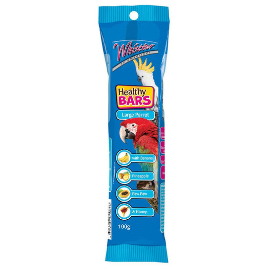 Whistler 'Healthy Bar' Large Parrot 100G X 12
