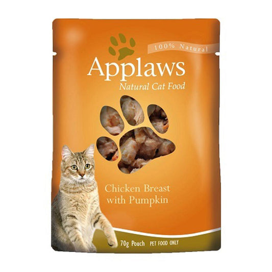 Applaws Cat Broth Pouch - Chicken & Pumpkin 16X70G