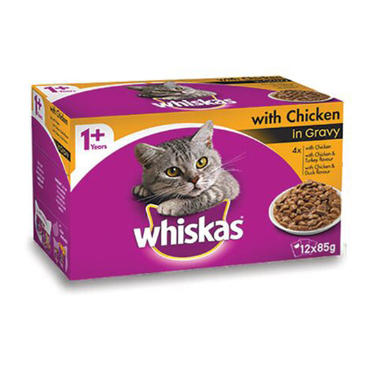 Whiskas Wet Favourites Chick Mvms 85G 1X12Pk (384460)