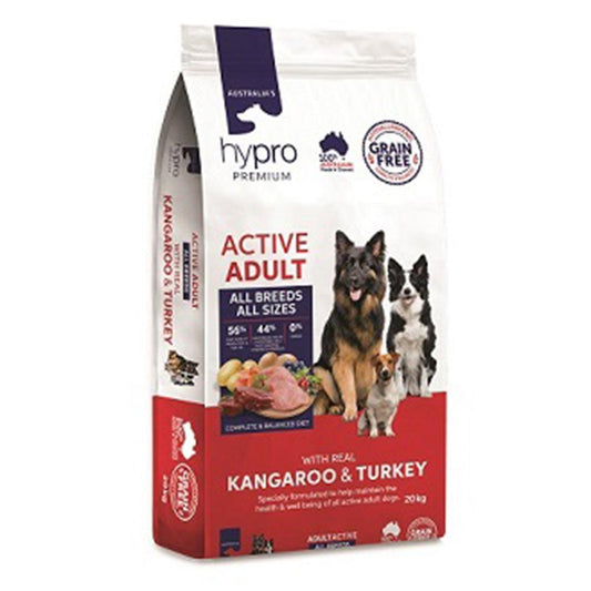 Hypro Premium Working Dog Kangaroo & Turkey 20Kg