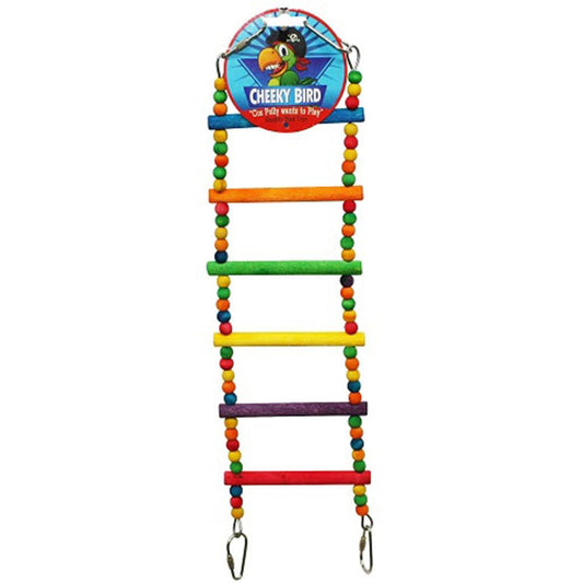 Cheeky Bird 6 Step Ladder With Beads