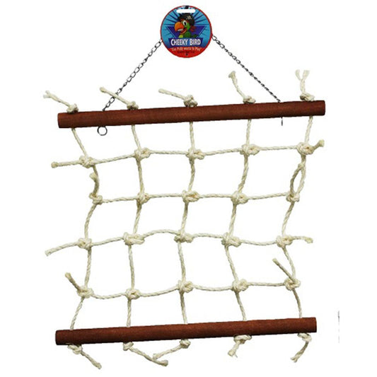 Cheeky Bird Natural Rope Lattice Large