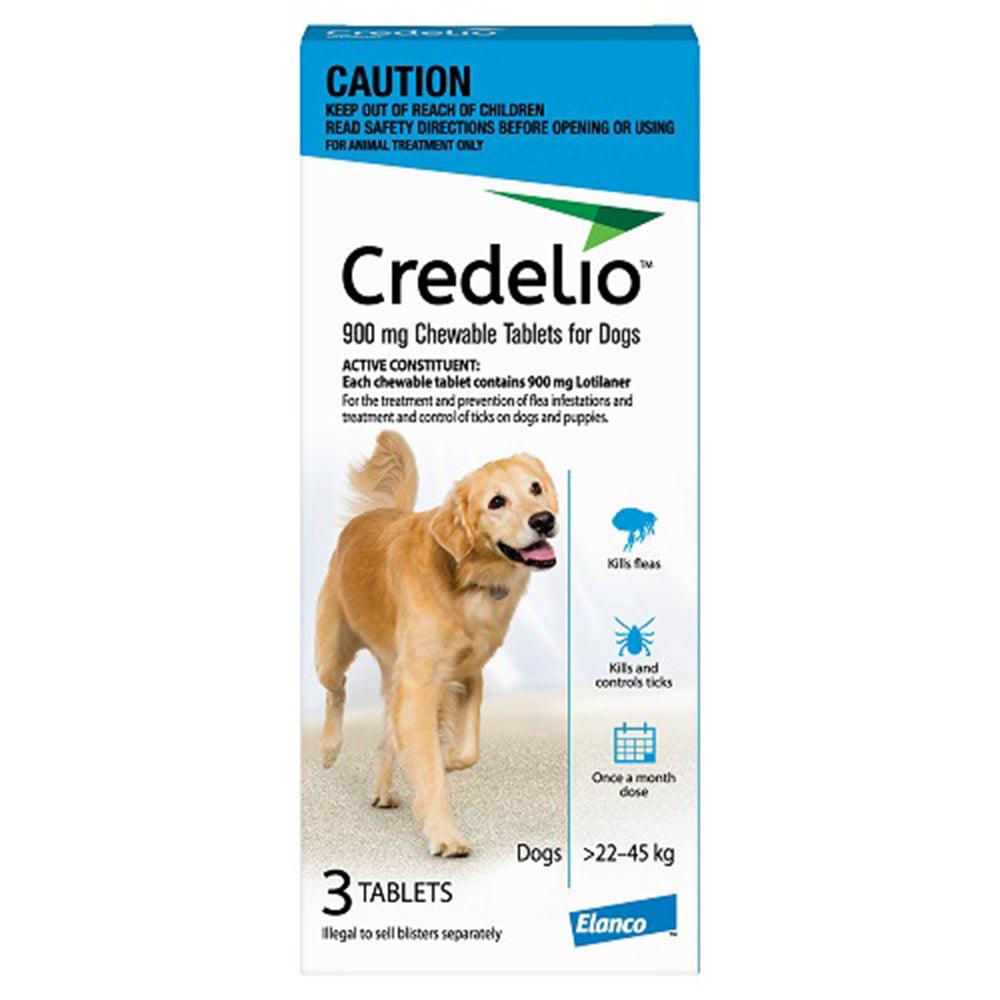 Credelio Tasty Chew Tab For Dogs 22-45Kg 3 Pack