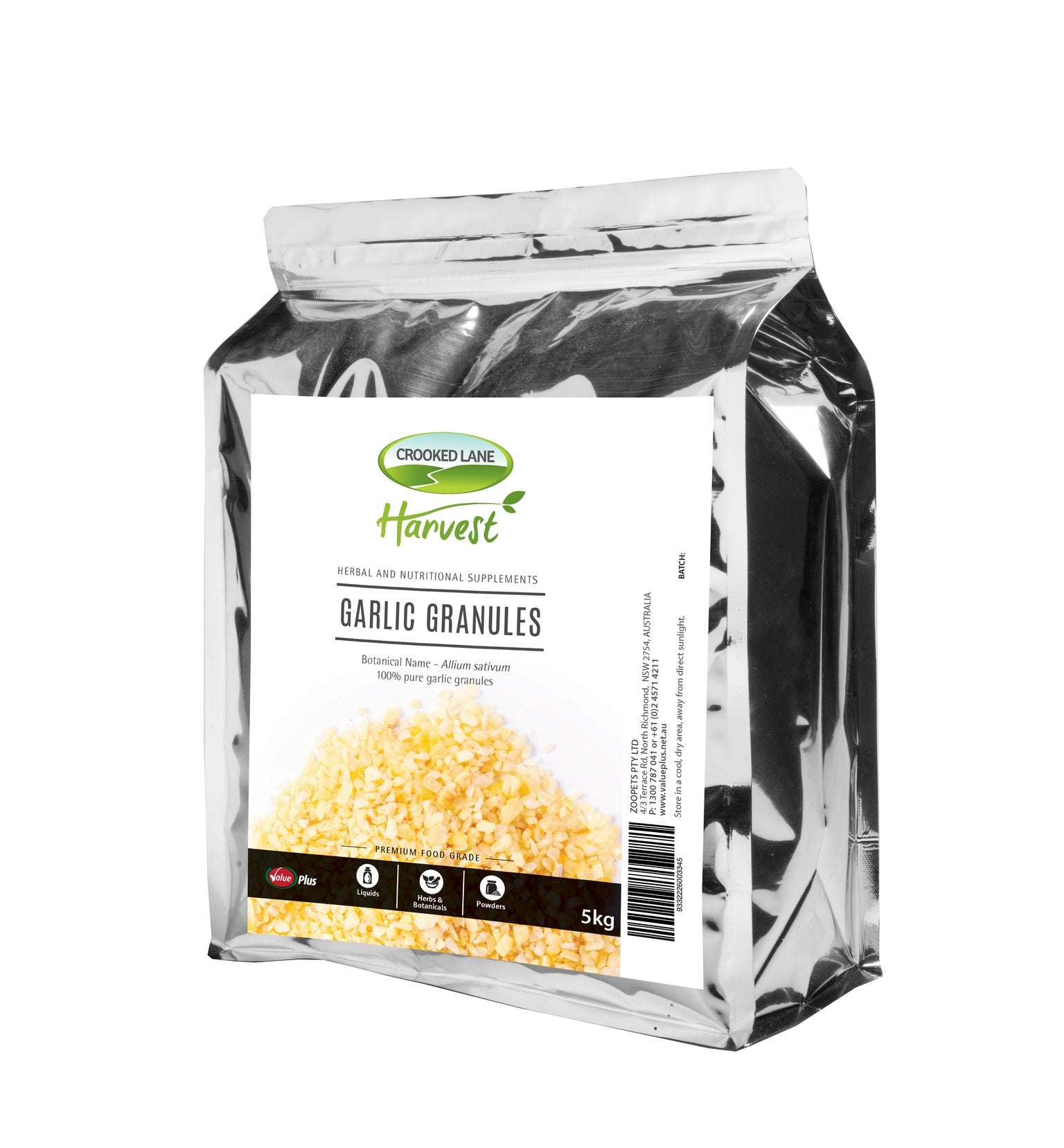 Crooked Lane Garlic Granules 5Kg