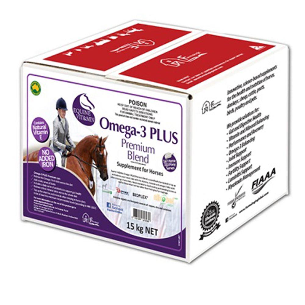 Equine Vit&Min Omega-3 Plus Premium 15Kg