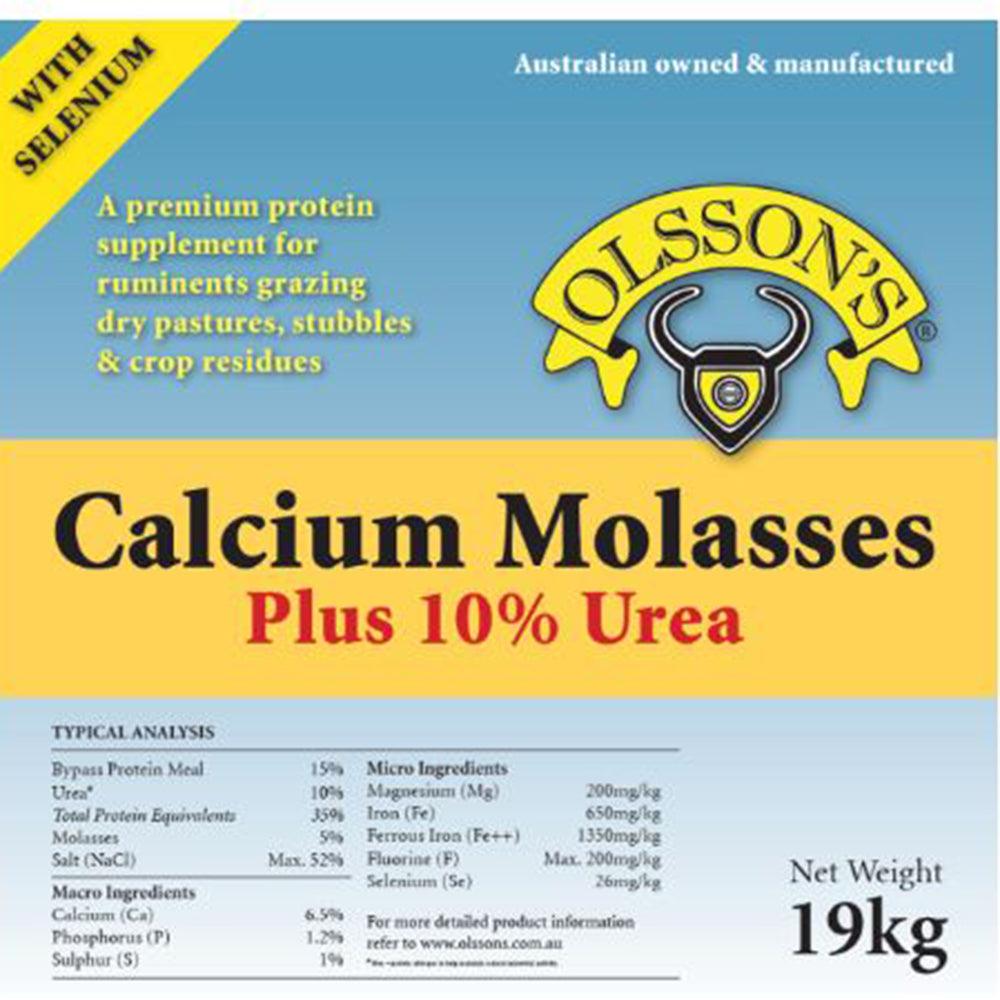 Olsson Saltlick Calcium Molasses + 10% Urea 19Kg