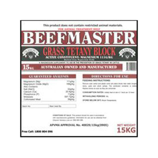 Olsson Saltlick Beefmaster Grass Tetany 15Kg