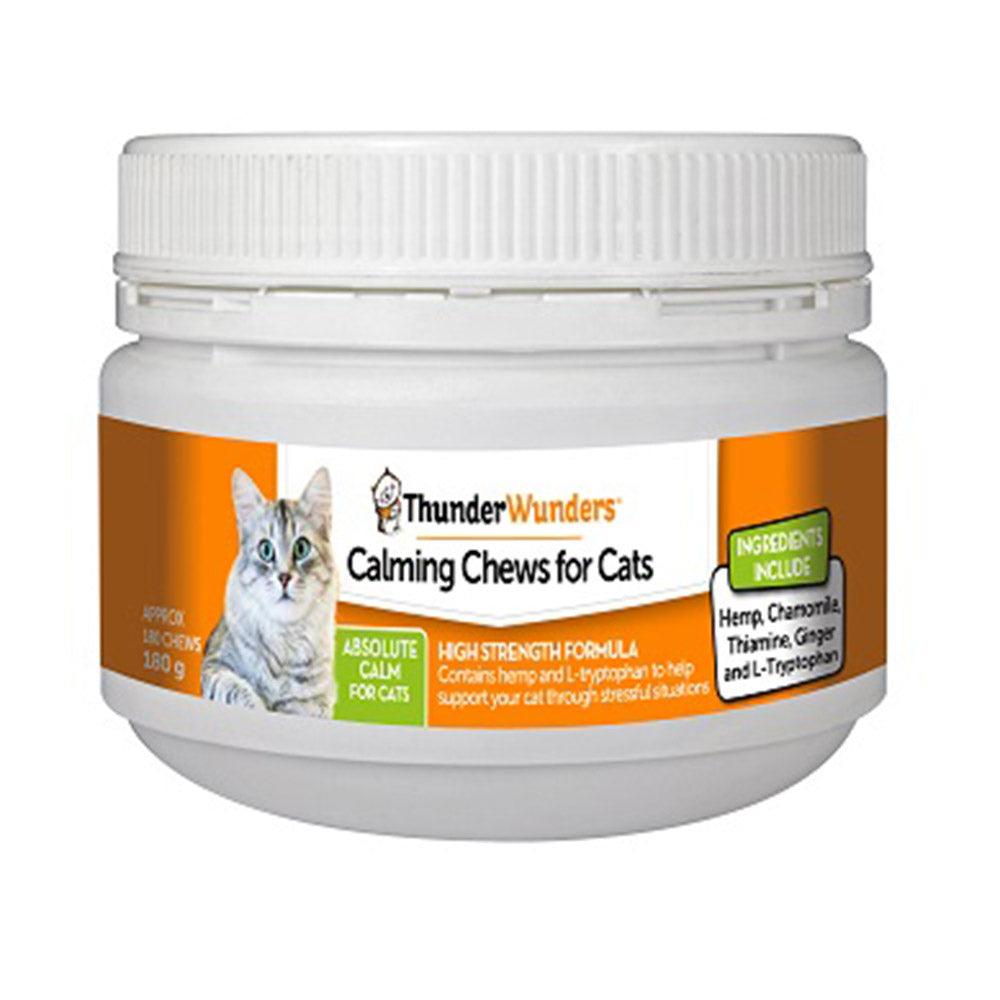 Thunder Wunder Calming Chews For Cats 180G