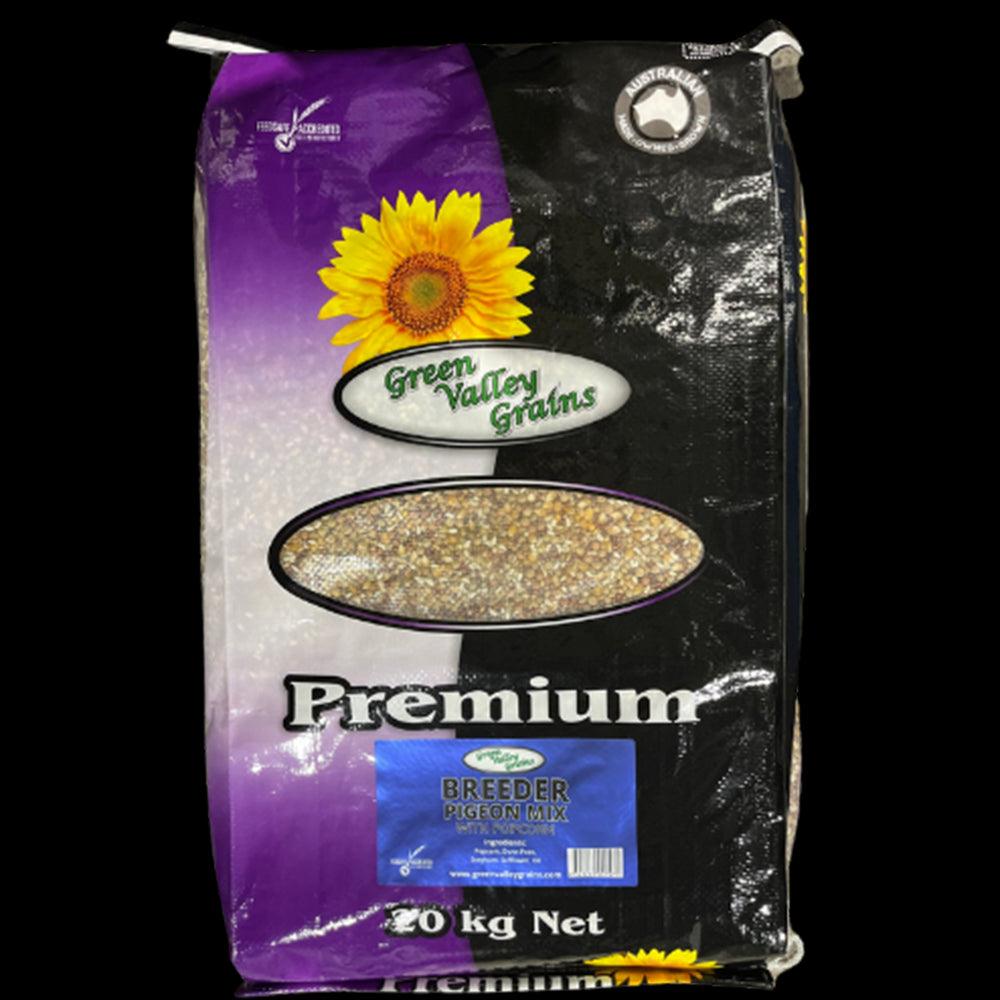 Green Valley Pigeon Breeder With Popcorn 20Kg *Spe Ord*