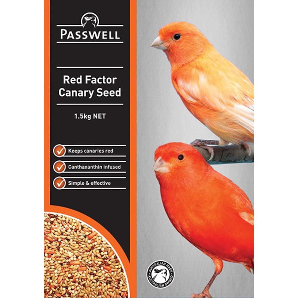 Passwell Red Factor Canary Seed 1.5Kg