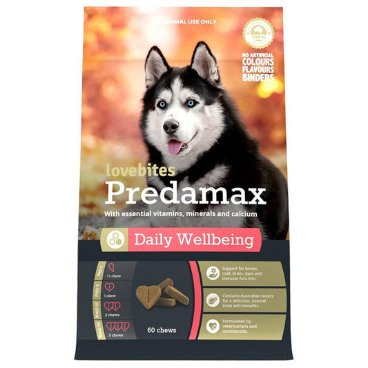 Vetafarm Lovebites Predamax Chews 60 Chews