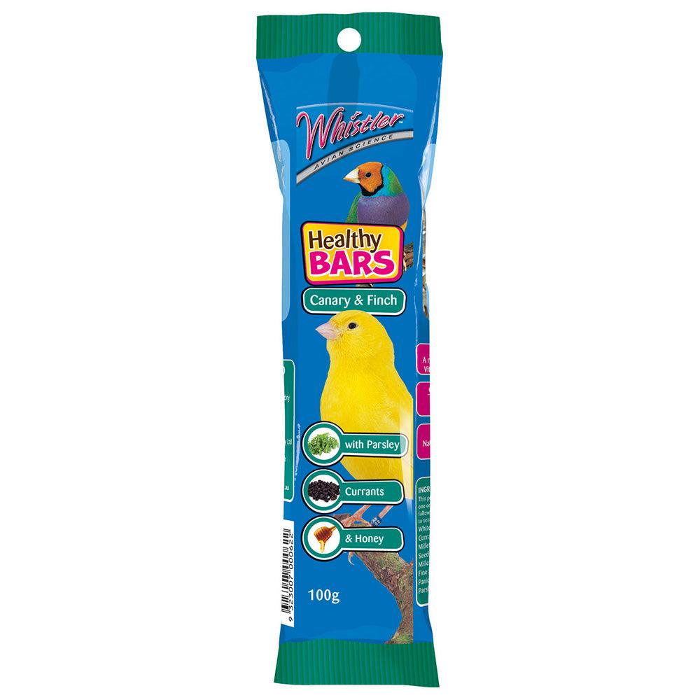 Whistler 'Healhty Bar' Canary & Finch 100G X 12