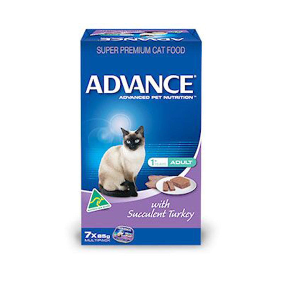 Advance Cat Adult Succulent Turkey 85G 7Pk(292525) (Om7)