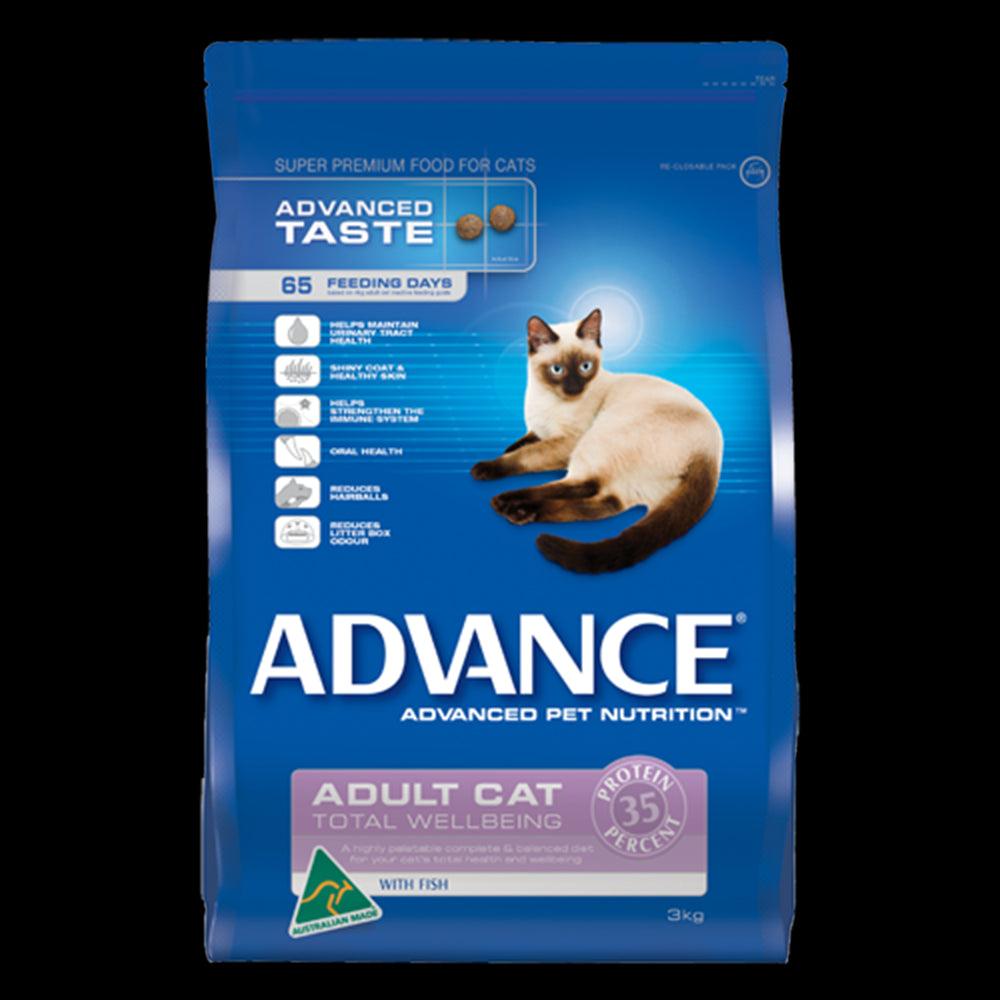 Advance Cat Dry Adult Ocean Fish With Rice 3Kg (303485)