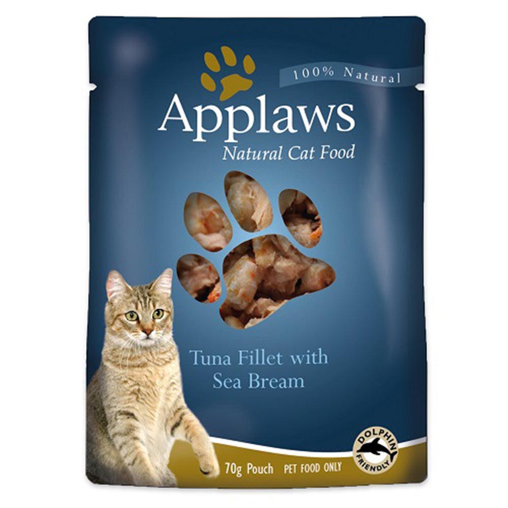 Applaws Cat Broth Pouch - Tuna Sea Bream 16X70G
