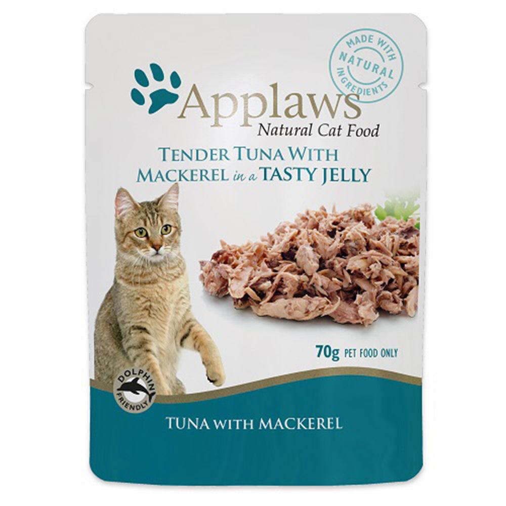 Applaws Cat Jelly Pouch - Tuna & Mackerel 16X70G