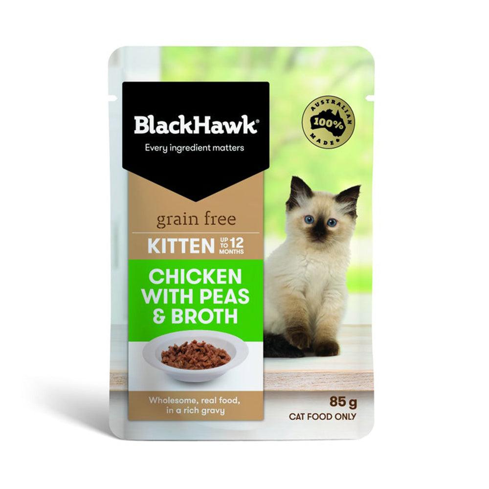 Black Hawk Kitten Chicken 12X85G