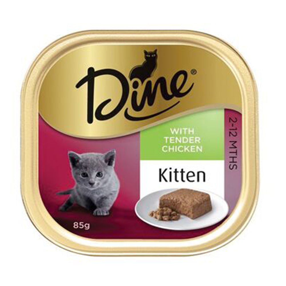 Dine Wet Kitten With Tender Chicken 85G 14Pk(245784)(Om14)