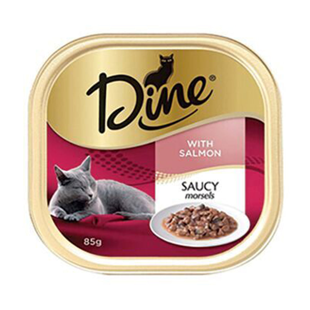 Dine Wet Salmon In A Seafood Sauce 85G 1X7Pk (245791)