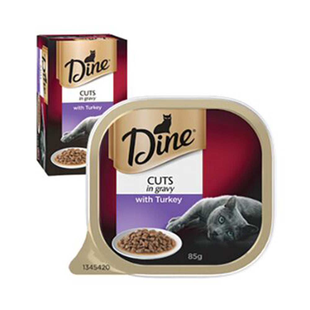 Dine Wet Turkey In A Delicious Gravy 85G 1X7Pk (245787)