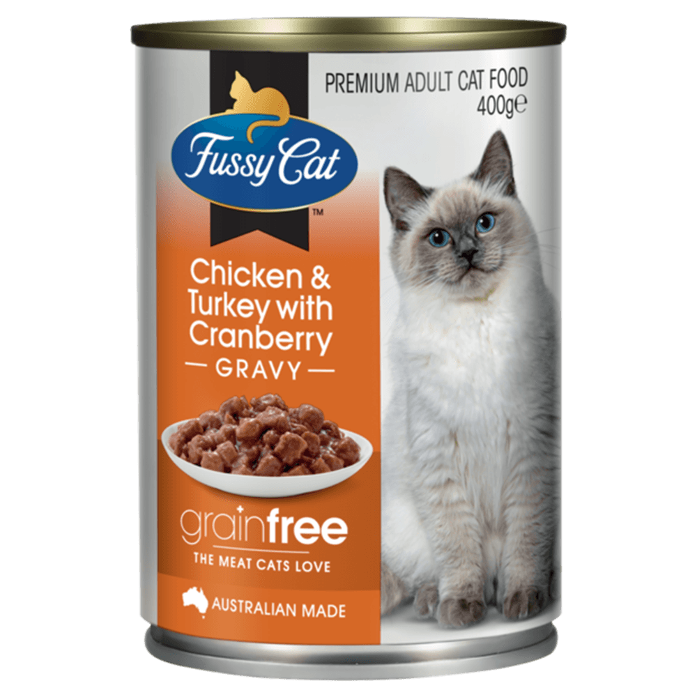 Fussy Cat Gf Adult Chicken & Turkey 400G 12Pk(Om12)