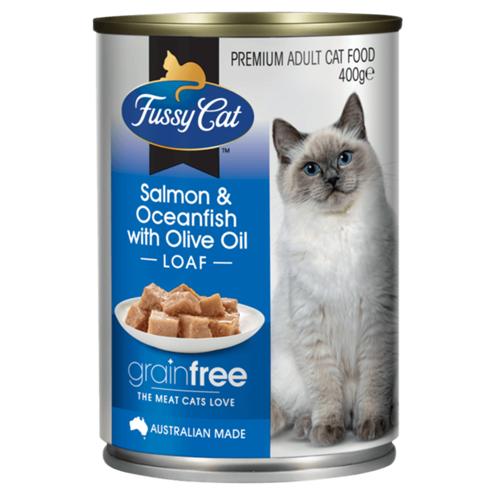 Fussy Cat Gf Adult Salmon & Oceanfish 400G 12Pk(Om12)