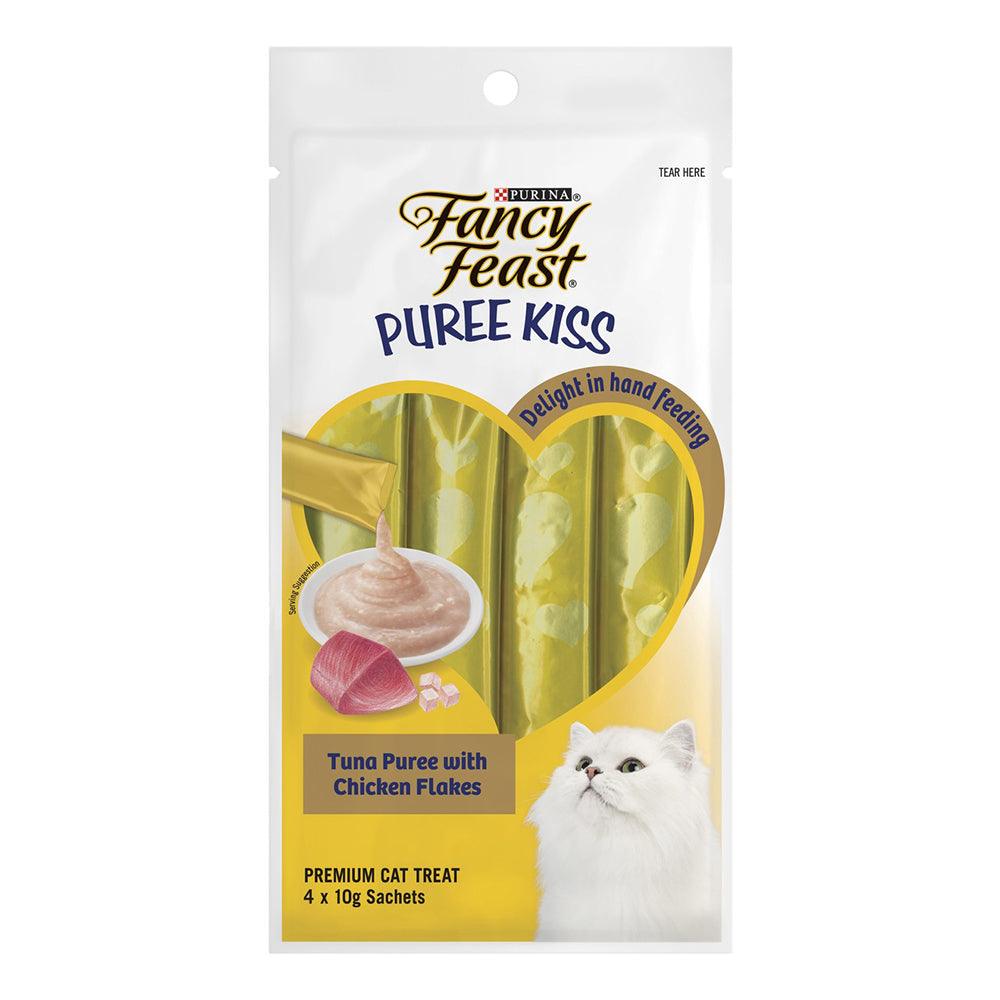Ff Puree Kiss Tuna Puree With Chkn Flakes Cat Treat 4 X 10G