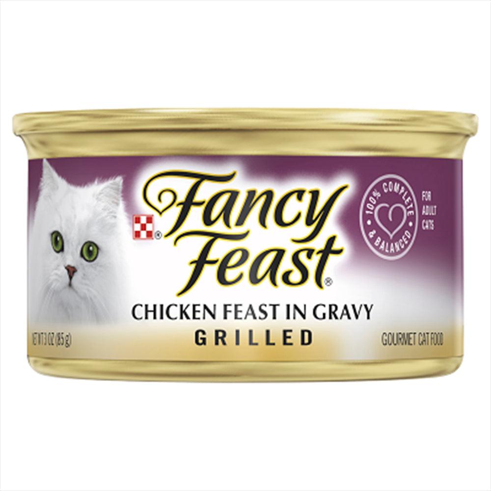 Fancy Feast Classic Grilled Chicken Feast Gravy X 24