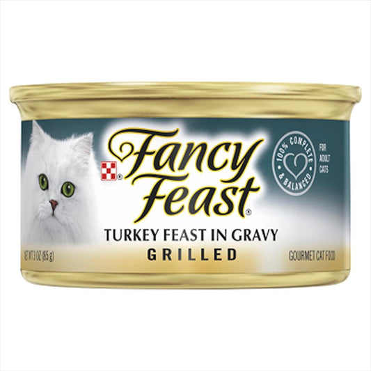 Fancy Feast Classic Grilled Turkey Feast Gravy X 24