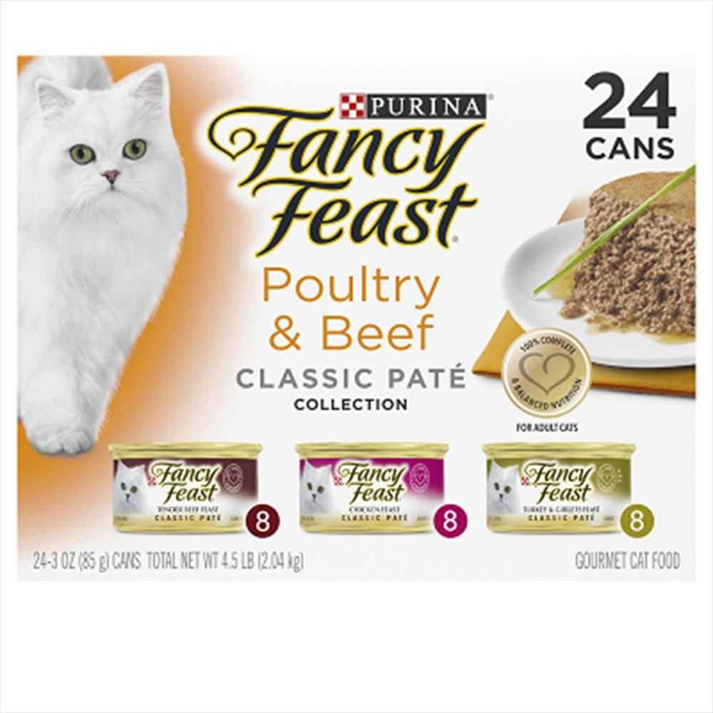 Fancy Feast Poultry & Beef Pate 24X85G