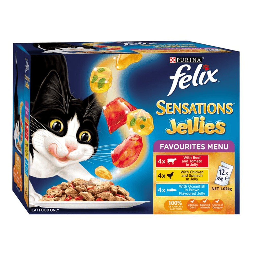 Felix Sensations Favourites Menu 12X85G