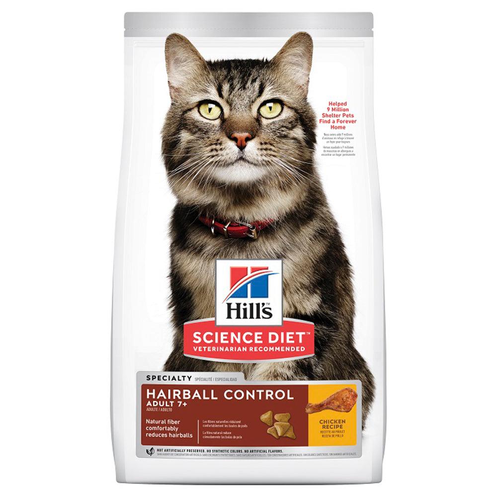 Hills Cat Adult 7+ Hairball Control 4Kg