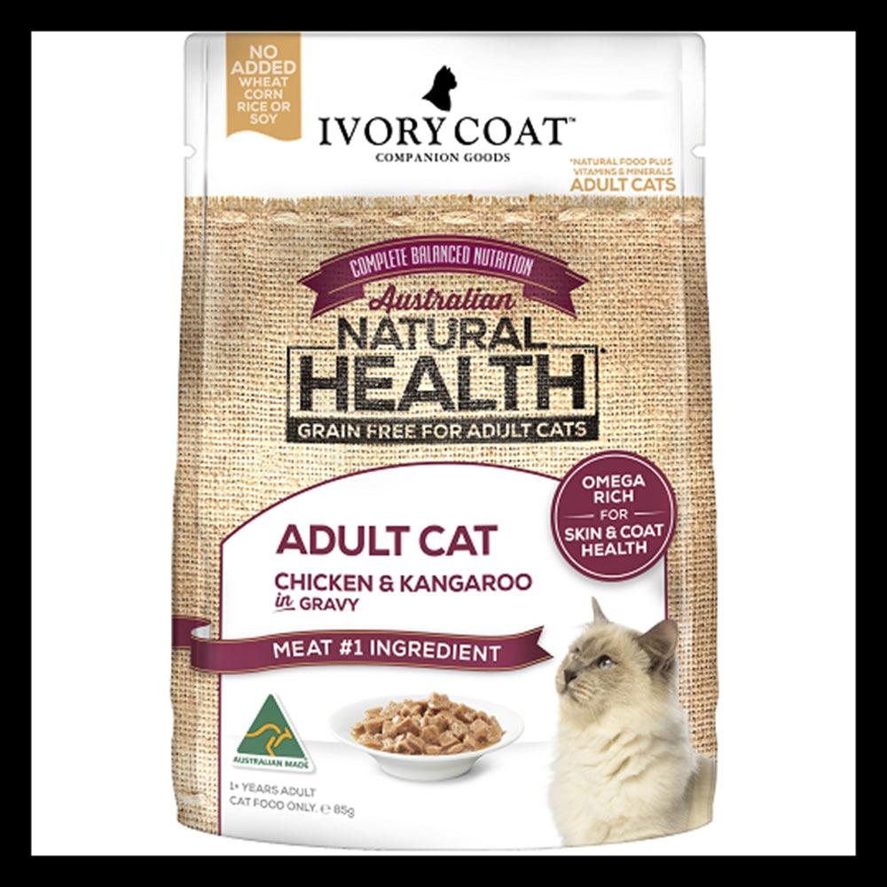 Ivory Coat Cat Adult Chicken & Kangaroo In Gravy 12X85G