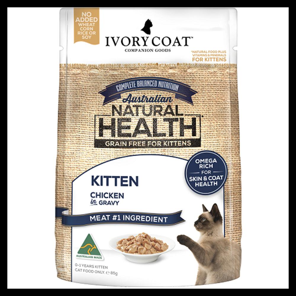 Ivory Coat Kitten Chicken In Gravy 12X85G