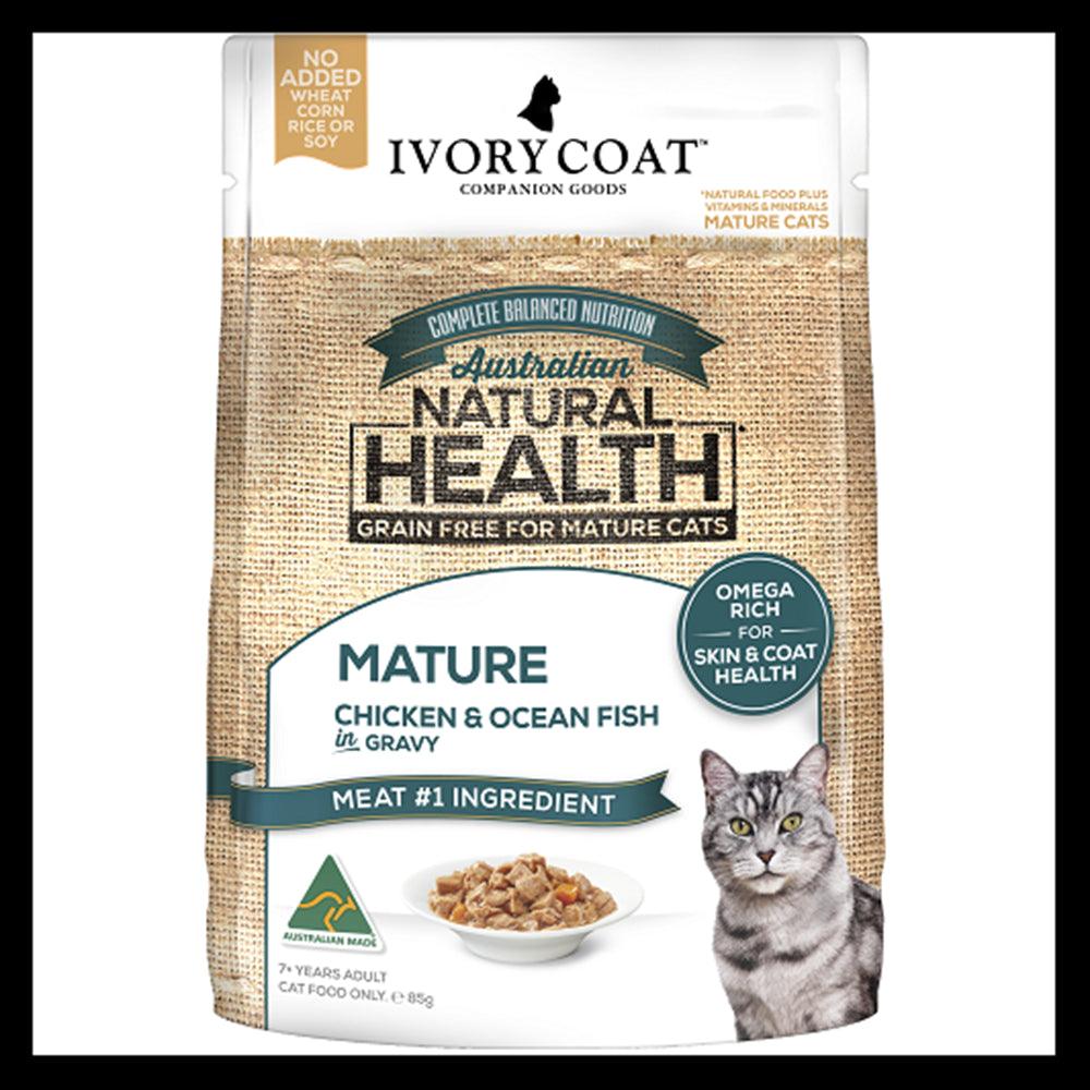 Ivory Coat Cat Lite Mature Chkn & Ocn Fsh In Grvy 12X85G