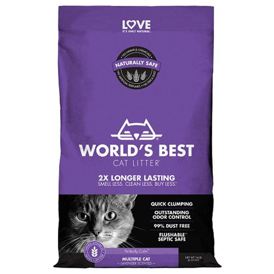 Worlds Best Cat Litter Lavender 6.35Kg
