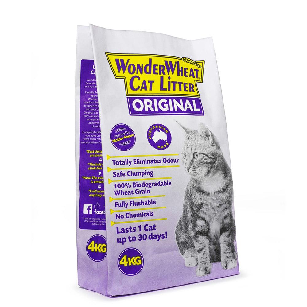 Wonder Wheat Cat Litter 4Kg