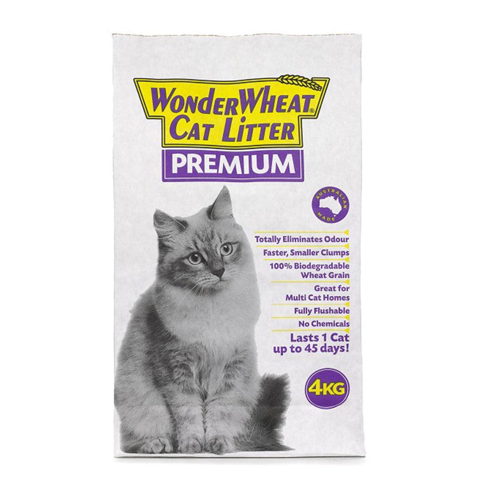 Wonder Wheat Cat Litter Premium 4Kg