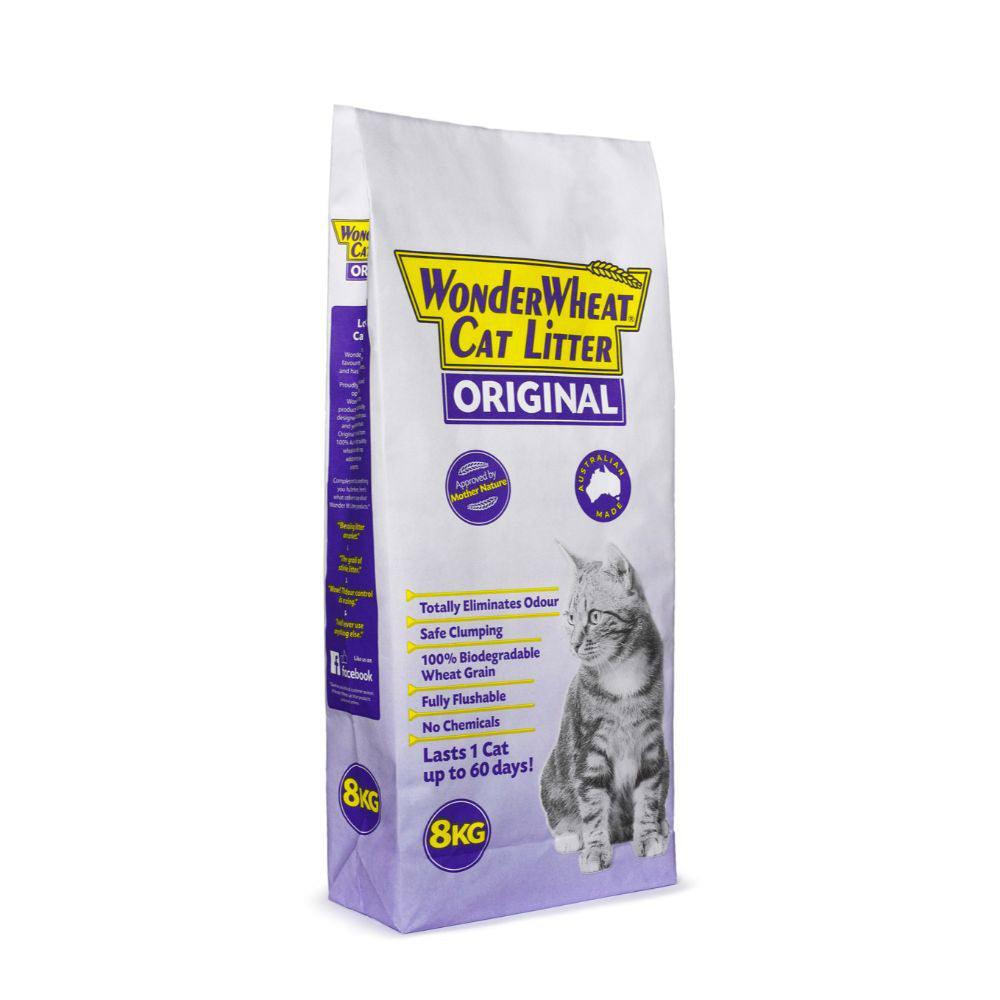 Wonder Wheat Cat Litter Premium 8Kg