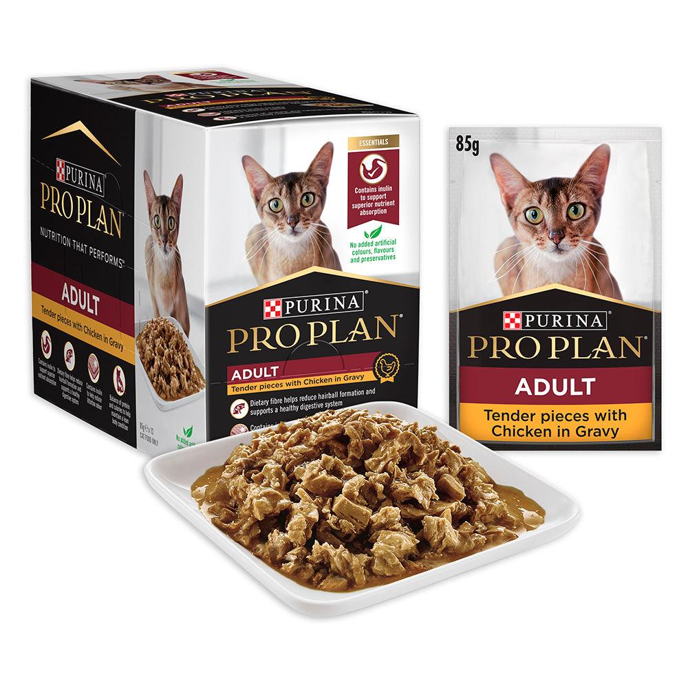 Pro Plan Adult Cat Chicken Pouch 12X85G