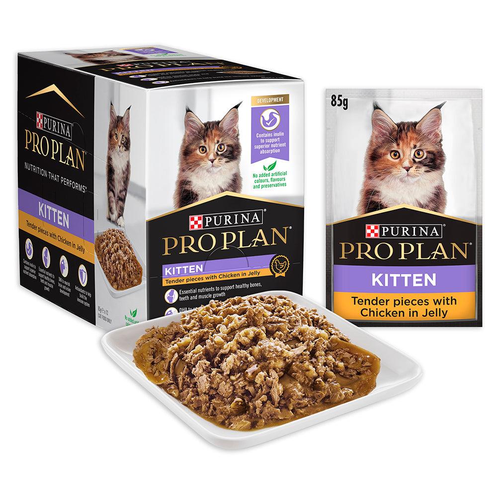 Pro Plan Kitten Chicken Pouch 12X85G