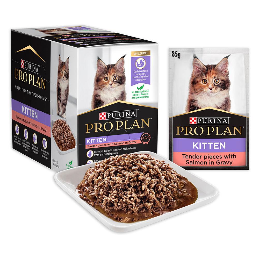 Pro Plan Kitten Salmon Pouch 85G 12Pk (Om12)