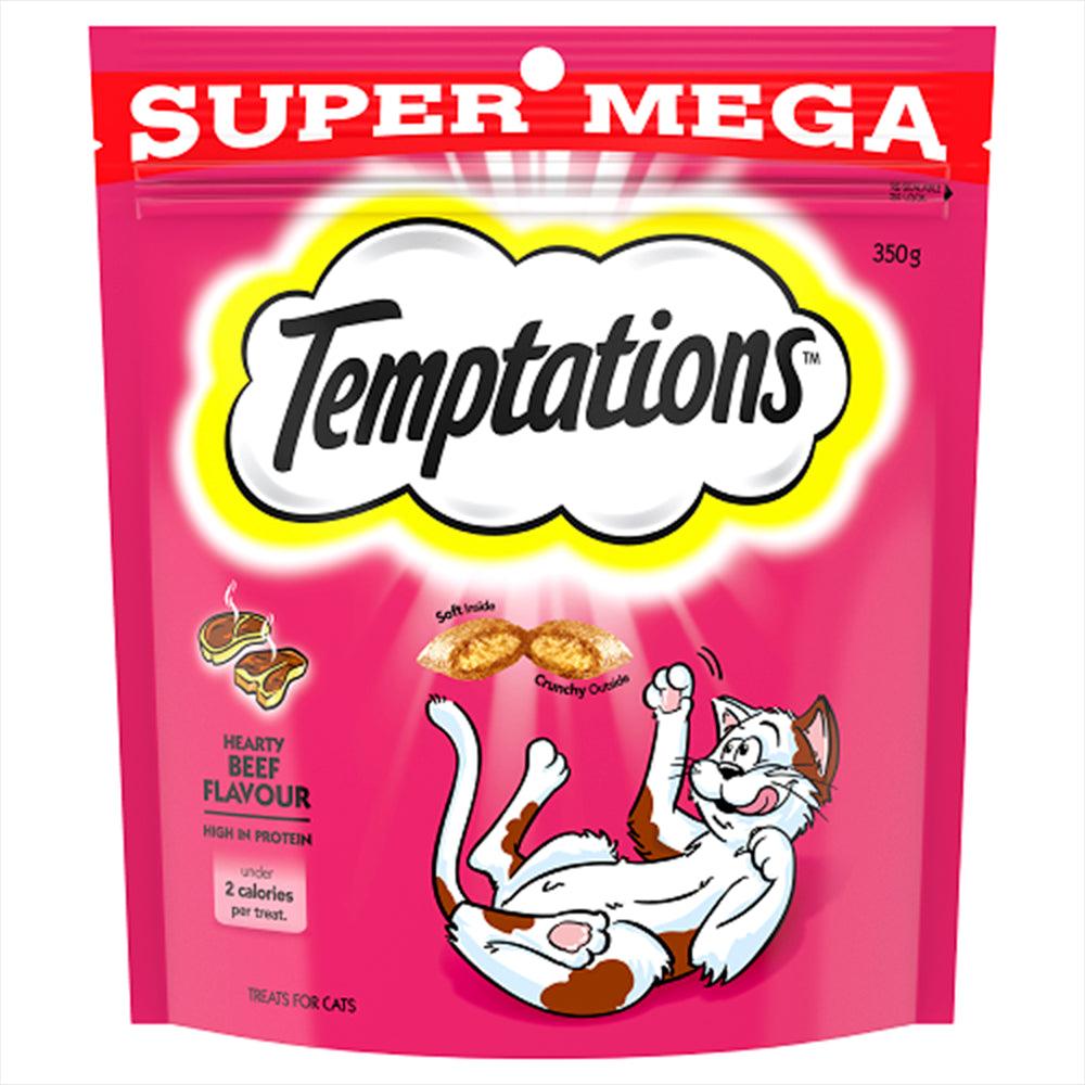 Temptations Snacks Hearty Beef 350G 5Pk(386140) (Om5)