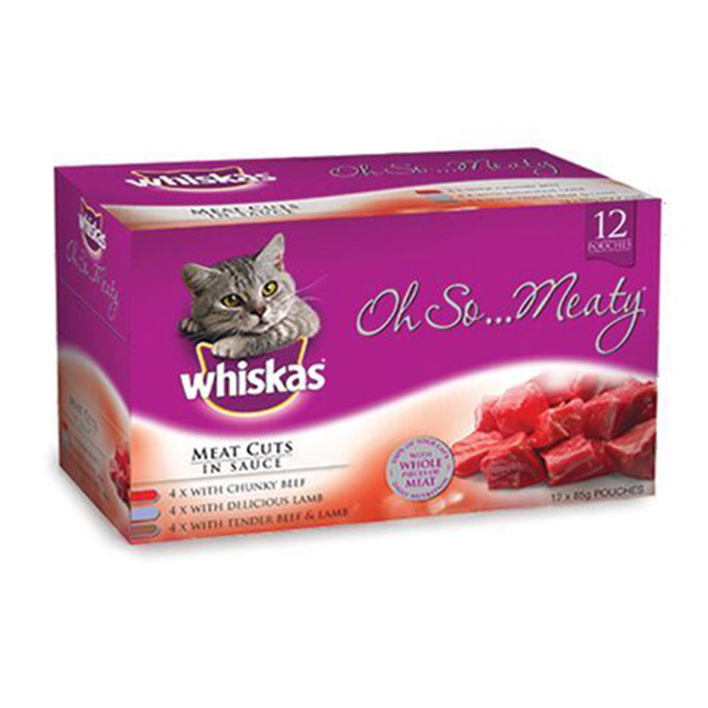 Whiskas Wet So Meaty Mvms 85G 1X12Pk (384496)