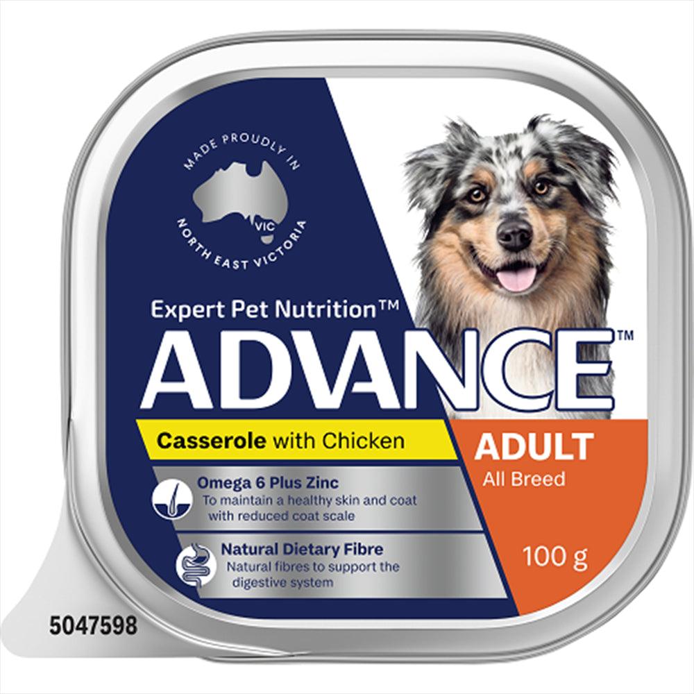 Advance Dog Adult Chicken Cass 100G 12Pk(441707)(Om12)