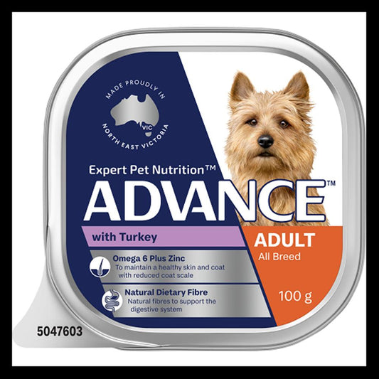 Advance Dog Adult Turkey 100G 12Pk(441713) (Om12)