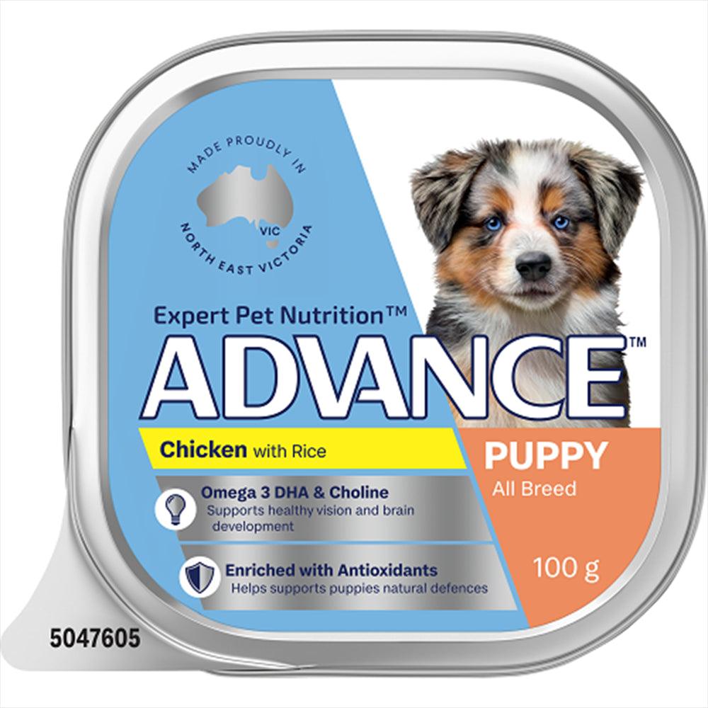 Advance Dog Puppy Chicken With Rice 100G 12Pk(441715) (Om12)