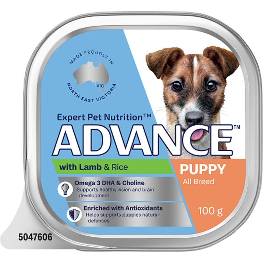 Advance Dog Puppy Lamb With Rice 100G 12Pk(441716) (Om12)