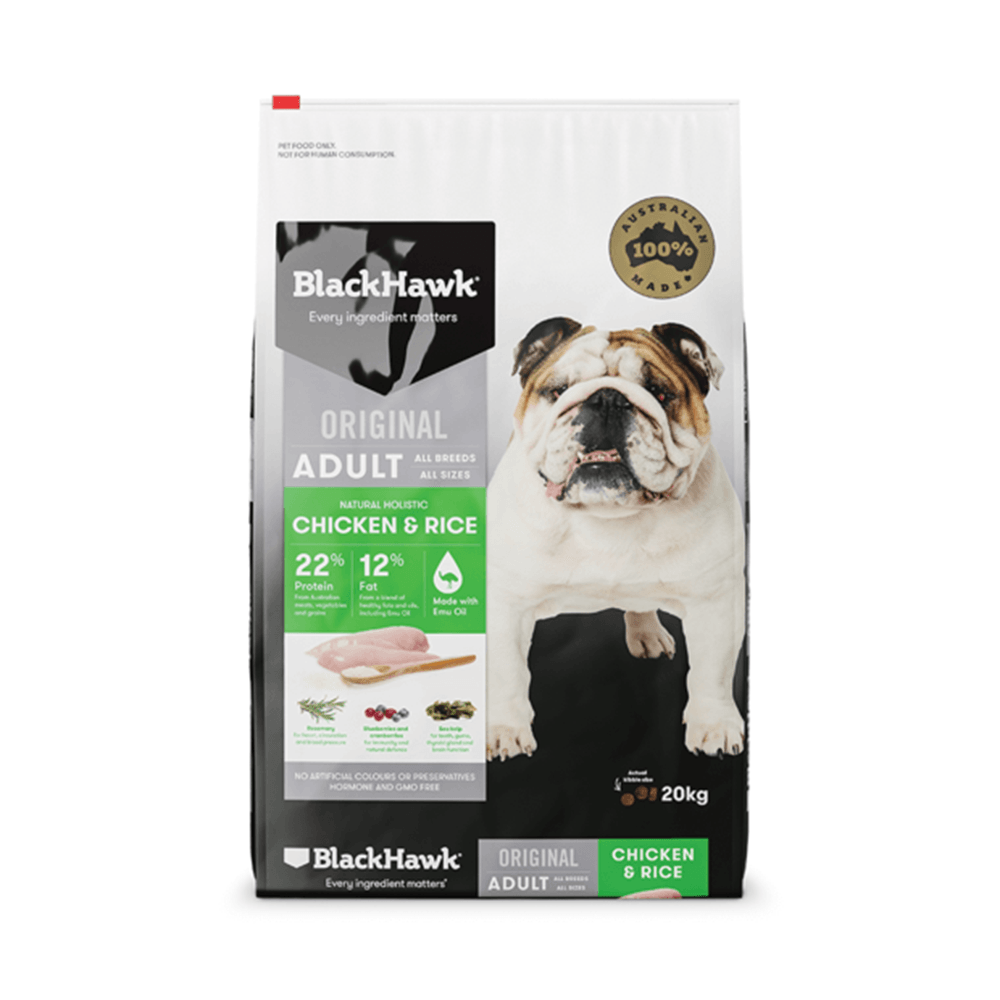 Black Hawk Adult Dog Chicken & Rice 20Kg (32)