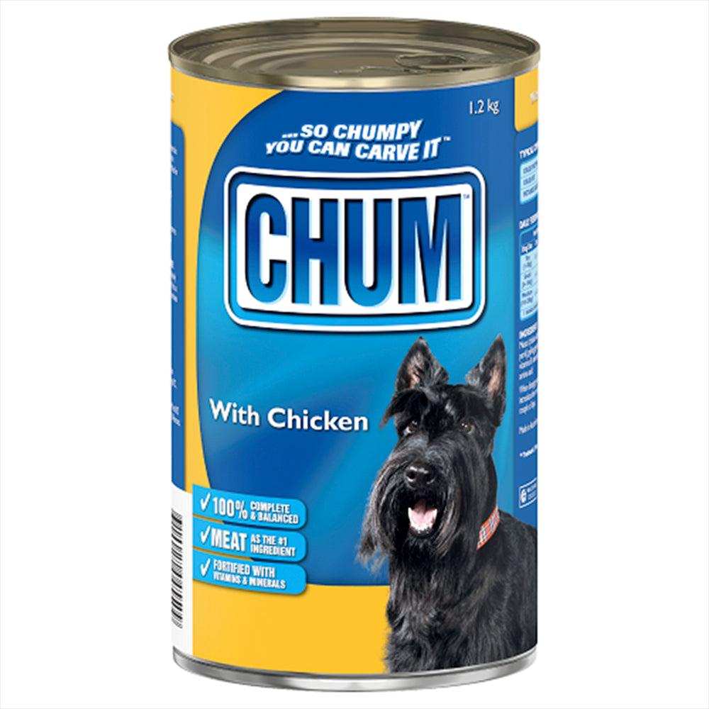 Chum Wet With Chicken 1.2Kg 12Pk(174256) (Om12)